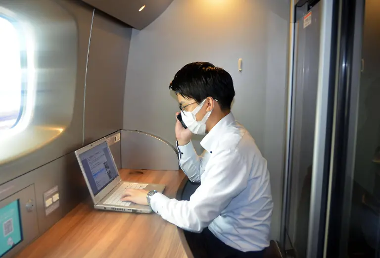 Business-booth-on-shinkansen-Central-Japan-Railway-Co-unveils-on-May-7-2022-a-business-booth-set-up-on-an-N700S-bullet-train-available-from-May-9-on-the-Tokaido-Shinkansen-Line-A-maximum-two-passengers-can-use-the-facility-at-the-same-time-for-up-to-30-minutes-free-of-charge-for-Web-meetings-and-other-purposes