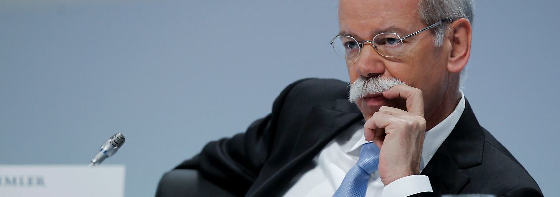 Der Schnauzer ist sein Markenzeichen: Der Daimler-Chef ist Teil der Marke.