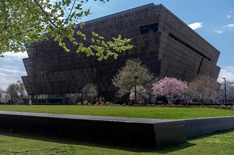 The-National-Museum-of-African-American-History-and-Culture-on-the-National-Mall-is-seen-on-Friday-March-28-2025-in-Washington