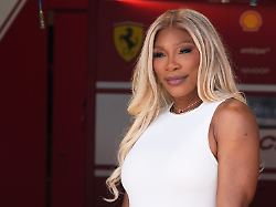 Serena Williams Is Inside The Ferrari Garage Before The First Practice Session Ahead Of The Miami Formula One Grand Prix Friday May 1 2026 In Miami Gardens Fla
