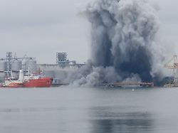 Großeinsatz in EU-Mitgliedsland: Seedrohne explodiert in rumänischem Schwarzmeerhafen