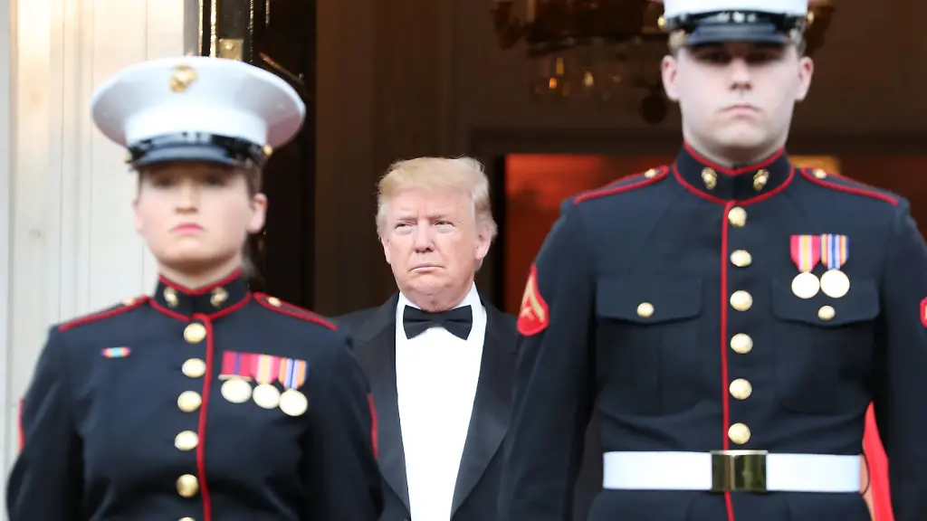 News-Bilder-des-Tages-04-06-2019-London-United-Kingdom-US-President-Donald-Trump-and-First-Lady-Melania-Trump-host-a-dinner-at-Winfield-House-in-London-for-Prince-Charles-Prince-of-Wales-and-Camilla-Duchess-of-Cornwall-on-the-second-day-of-the-State-Visit-to-the-UK