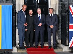 Selenskyj zu Besuch in London: Europäer und Ukraine beschlie