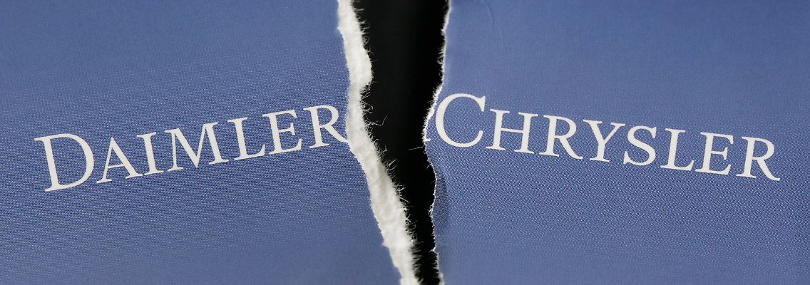 Daimler und Chrysler gehen getrennte Wege.