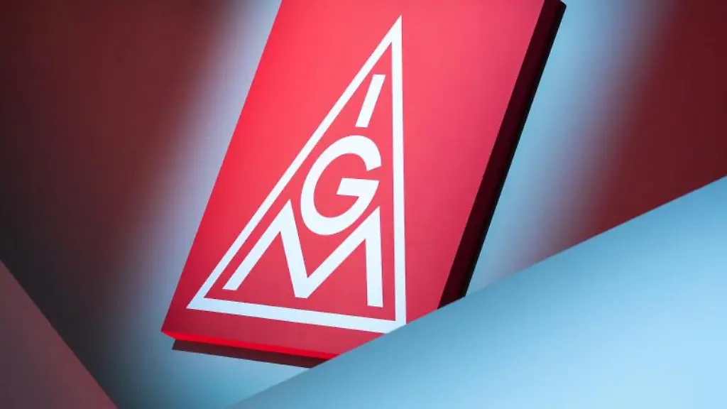 Blick-auf-das-Logo-der-IG-Metall