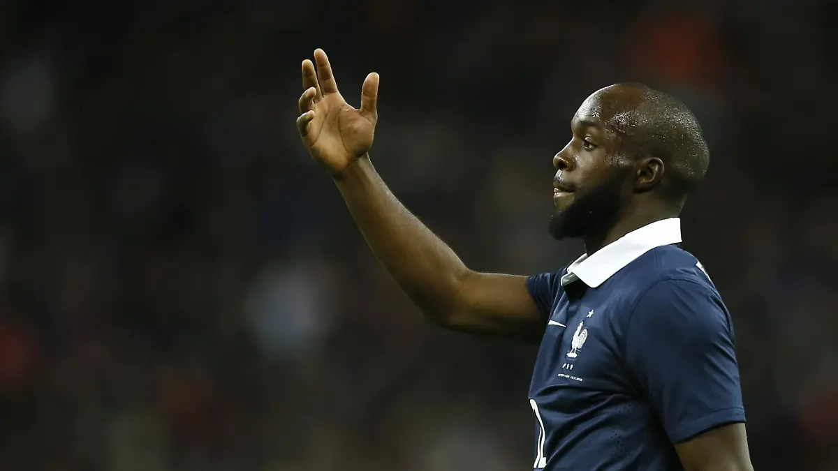 France-s-Lassana-Diarra-whose-cousin-was-killed-in-the-Paris-attacks-during-the-international-friendly-soccer-match-between-England-and-France-at-Wembley-Stadium-in-London-Tuesday-Nov-17-2015-France-is-playing-England-at-Wembley-on-Tuesday-after-the-countries-decided-the-match-should-go-ahead-despite-the-deadly-attacks-in-Paris-last-Friday-night-which-killed-scores-of-people