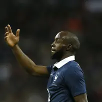 France-s-Lassana-Diarra-whose-cousin-was-killed-in-the-Paris-attacks-during-the-international-friendly-soccer-match-between-England-and-France-at-Wembley-Stadium-in-London-Tuesday-Nov-17-2015-France-is-playing-England-at-Wembley-on-Tuesday-after-the-countries-decided-the-match-should-go-ahead-despite-the-deadly-attacks-in-Paris-last-Friday-night-which-killed-scores-of-people