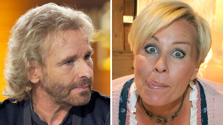 Werden wohl keine Freunde mehr: Thomas Gottschalk und Sonja Zietlow.