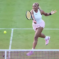 Serena-Williams-competes-during-the-round-of-16-doubles-match-at-The-HSBC-Championships-2026-women-s-tennis-tournament-at-The-Queen-s-Club-in-London-England-on-June-9-2026