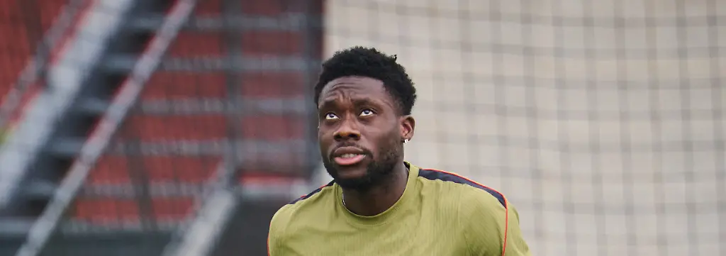 June-10-2026-Toronto-On-Canada-Canada-s-Alphonso-Davies-runs-laps-during-a-Team-Canada-World-Cup-training-session-in-Toronto-on-Wednesday-June-10-2026