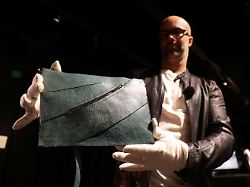 Mindestgebot nicht erreicht: Handtasche aus Saurier-Leder fi