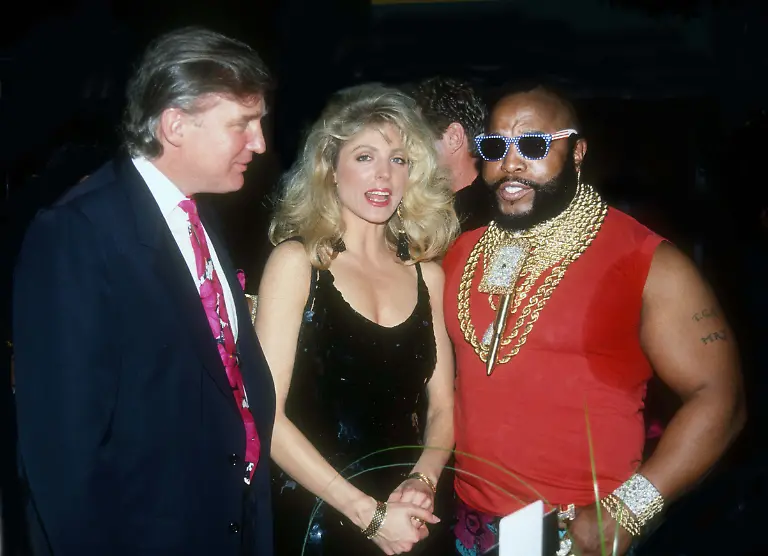 Donald-Trump-Marla-Trump-Mr-T-1991-Photo-By-John-BarrettPHOTOlink