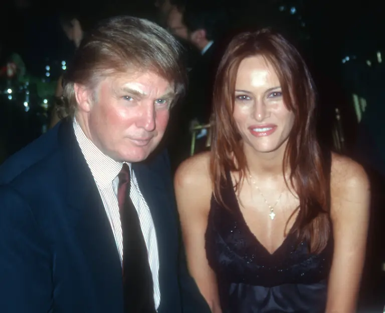 Donald-Trump-Melania-Knauss-1999-Photo-By-John-Barrett-CelebrityArchaeology