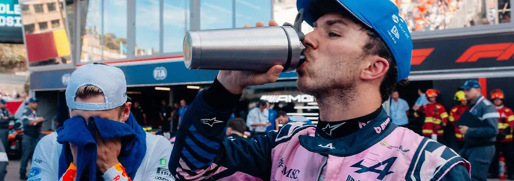 Formula-1-Monaco-Grand-Prix-2026-Pierre-Gasly-BWT-Alpine-F1-Team-10-and-Liam-Lawson-Visa-Cash-App-Racing-Bulls-Formula-One-Team-30-in-parc-fermA-after-qualifying-on-quali-day-at-the-Monaco-GP-2026-06-06-2026