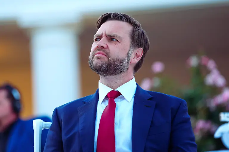 United-States-Vice-President-JD-Vance-listens-as-US-President-Donald-J-Trump-speaks-during-an-event-for-a-law-enforcement-leaders-in-the-Rose-Garden-at-The-White-House-in-Washington-D-C-on-Monday-May-11-2026