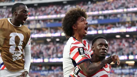260613-LOS-ANGELES-June-13-2026-Xinhua-Folarin-Balogun-R-of-the-United-States-celebrates-scoring-his-second-goal-during-the-group-D-match-between-the-United-States-and-Paraguay-at-the-2026-FIFA-World-Cup-at-Los-Angeles-Stadium-in-Los-Angeles-the-United-States-June-12-2026