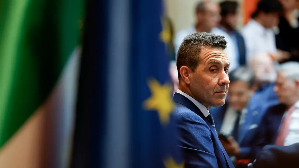 FILE-PHOTO-General-Roberto-Vannacci-who-is-set-to-run-with-League-party-in-the-upcoming-European-elections-attends-the-presentation-of-Italian-Infrastructure-Minister-and-League-party-leader-Matteo-Salvini-s-latest-book-Controvento-l-Italia-che-non-si-arrende-in-Rome-Italy-April-30-2024