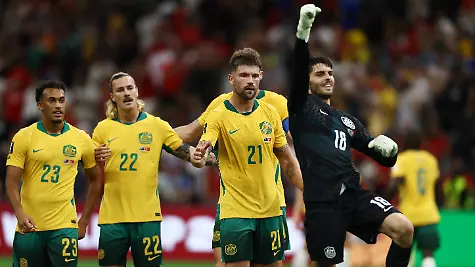 Soccer-Football-FIFA-World-Cup-2026-Group-D-Australia-v-Turkey-BC-Place-Vancouver-Canada-June-13-2026-Australia-s-Patrick-Beach-Cameron-Burgess-Jackson-Irvine-and-Nishan-Velupillay-celebrate-after-the-match-REUTERS-Lee-Smith