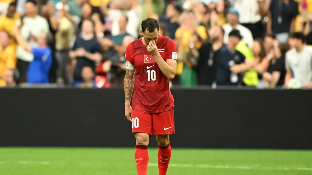 Soccer-Football-FIFA-World-Cup-2026-Group-D-Australia-v-Turkey-BC-Place-Vancouver-Canada-June-13-2026-Turkey-s-Hakan-Calhanoglu-reacts-after-Australia-s-Connor-Metcalfe-scores-their-second-goal-IMAGN-IMAGES-via-Reuters-Anne-Marie-Sorvin