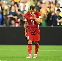 Soccer-Football-FIFA-World-Cup-2026-Group-D-Australia-v-Turkey-BC-Place-Vancouver-Canada-June-13-2026-Turkey-s-Hakan-Calhanoglu-reacts-after-Australia-s-Connor-Metcalfe-scores-their-second-goal-IMAGN-IMAGES-via-Reuters-Anne-Marie-Sorvin