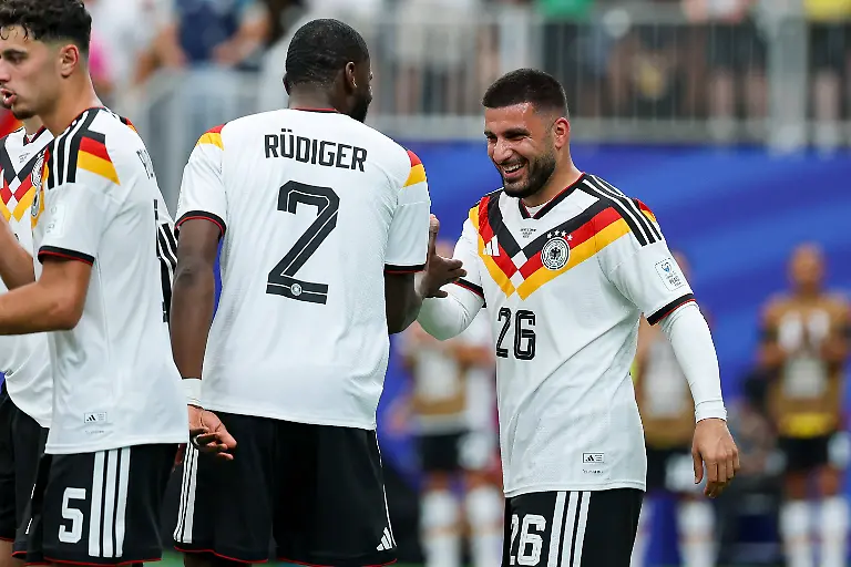 Deniz-Undav-Germany-celebrates-after-scoring-his-team-s-sixth-goal-with-Antonio-Ruediger-Germany-during-the-FIFA-World-Cup-WM-Weltmeisterschaft-Fussball-2026-Group-E-match-between-Germany-and-Curacao-at-Houston-Stadium-on-June-14-2026-in-Houston-United-States