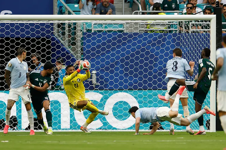 Mohammed-Alowais-C-of-Saudi-Arabia-control-a-ball-during-a-Group-H-match-at-the-2026-FIFA-World-Cup-between-Saudi-Arabia-and-Uruguay-at-Hard-Rock-stadium-in-Miami-United-States-15-June-2026