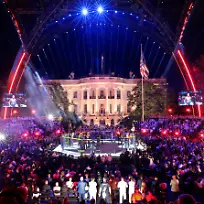 WASHINGTON-DC-JUNE-14-UFC-Freedom-250-is-seen-on-the-South-Lawn-of-the-White-House-on-June-14-2026-in-Washington-DC-President-Trump-is-hosting-a-series-of-Ultimate-Fighting-Championship-matches-on-his-80th-birthday-which-the-White-House-is-calling-a-once-in-a-generation-celebration-of-the-American-fighting-spirit