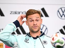 Fussball WM 2026 Nationalmannschaft Deutschland Pressekonferenz Vor Dem Zweiten WM Spiel Gegen Die Elfenbeinkueste Joshua Kimmich Deutschland Nimmt An Einer PK Teil