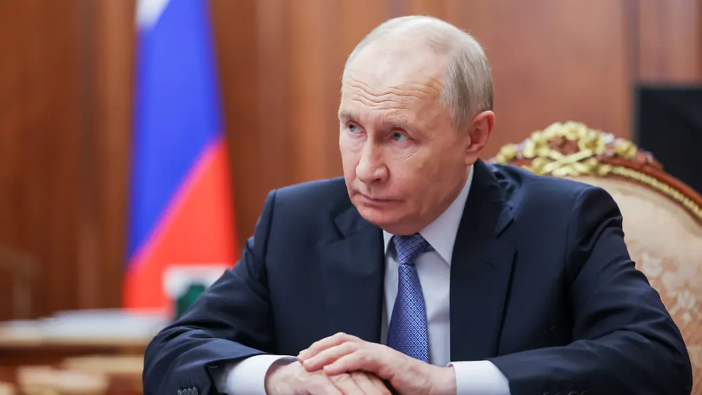 RUSSIA-MOSCOW-JUNE-16-2026-Russia-s-President-Vladimir-Putin-looks-on-during-a-meeting-with-Sergei-Menyailo-head-of-Russia-s-Republic-of-North-Ossetia-Alania-at-Moscow-s-Kremlin