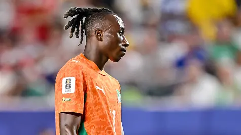Yan-Diomande-Ivory-Coast-Looks-on-during-the-FIFA-World-Cup-WM-Weltmeisterschaft-Fussball-2026-Group-E-match-between-Cote-D-Ivoire-and-Ecuador-at-Philadelphia-Stadium-on-June-14-2026-in-Philadelphia-United-States-Photo-by-Harry-Langer-DeFodi-Images-Yan-Diomande-of-Ivory-Coast-looks-on-during-the-2026-FIFA-World-Cup-Group-E-match-between-Ivory-Coast-and-Ecuador-at-Philadelphia-Stadium-on-June-14-2026-in-Philadelphia-United-States