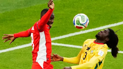 Panama-s-Cecilio-Waterman-left-and-Ghana-s-Caleb-Yirenkyi-3-vie-for-the-ball-during-the-World-Cup-Group-L-soccer-match-between-Ghana-and-Panama-in-Toronto-Wednesday-June-17-2026