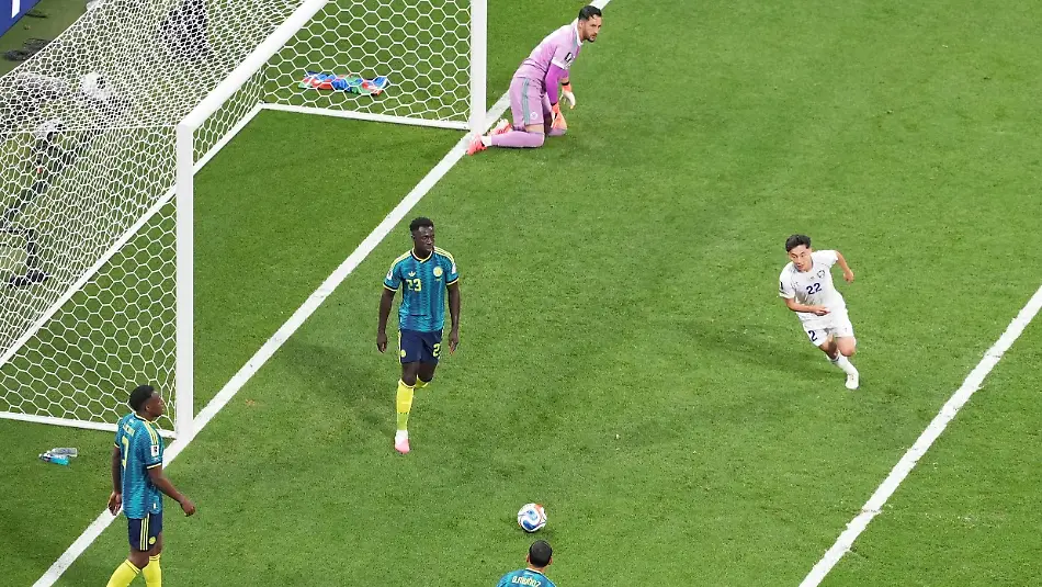 Uzbekistan-v-Colombia-FIFA-World-Cup-WM-Weltmeisterschaft-Fussball-2026-Group-K-MEXICO-CITY-MEXICO-JUNE-17-Abbosbek-Fayzullaev-22-of-Colombia-celebrates-after-scoring-a-goal-during-the-2026-FIFA-World-Cup-First-Stage-Group-K-match-between-Uzbekistan-and-Colombia-at-Estadio-Azteca-Mexico-Stadium-in-Mexico-City-Mexico-on-June-17-2026-Juancho-Torres-Anadolu-Mexico-City-Mexico-Editorial-use-only-Please-get-in-touch-for-any-other-usage