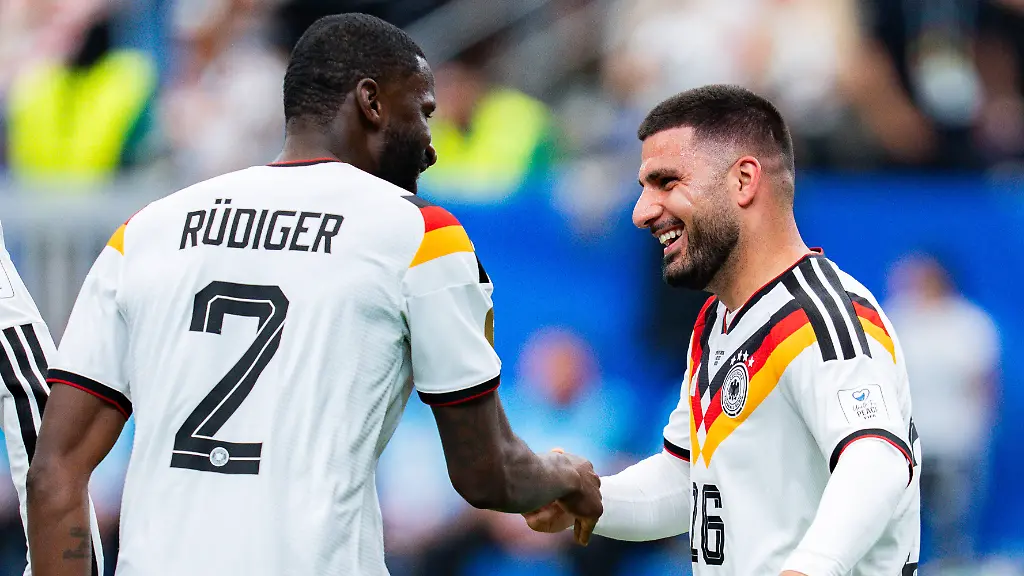 FIFA-Fussball-Weltmeisterschaft-2026-Gruppe-E-Spiel-1-Deutschland-vs-Curacao-14-06-2026-im-NRG-Stadium-in-Houston-Texas-Antonio-Ruediger-Deutschland-Leon-Goretzka-Deutschland-Joshua-Kimmich-Deutschland-Nico-Schlotterbeck-Deutschland-Leroy-Sane-Deutschland-Deniz-Undav-Deutschland-Antonio-Ruediger-Deutschland-Aleksandar-Pavlovic-Deutschland-nach-dem-Tor-zum-6-1-druch-Deniz-Undav-Deutschland-2026-FIFA-World-Cup-Group-E-Match-1-Germany-vs