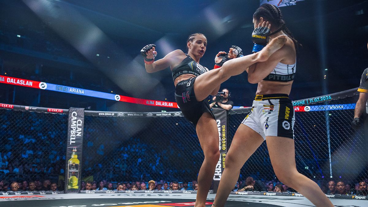 Oktagon 90 im Liveblog: Spinning Elbow bringt MMA-Prinzessin Dalaslan spektakulär den Sieg