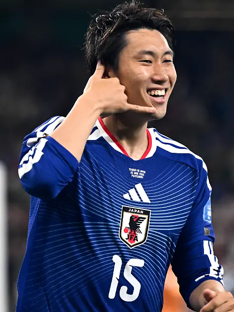 260621-MONTERREY-June-21-2026-Kamada-Daichi-front-of-Japan-celebrates-scoring-during-the-group-F-match-between-Japan-and-Tunisia-at-the-2026-FIFA-World-Cup-WM-Weltmeisterschaft-Fussball-at-Estadio-Monterrey-in-Monterrey-Mexico-on-June-20-2026