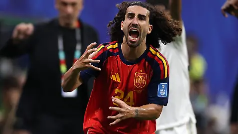 260622-ATLANTA-June-22-2026-Marc-Cucurella-of-Spain-reacts-during-the-group-H-match-between-Spain-and-Saudi-Arabia-at-the-2026-FIFA-World-Cup-at-Atlanta-Stadium-in-Atlanta-the-United-States-June-21-2026-SPU-S