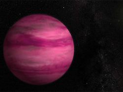 "Erste direkte Beweise": Rosa Planet ist umgeben von salzigen Wolken