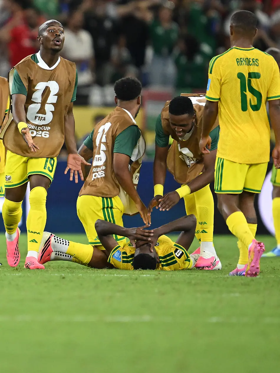 260625-MONTERREY-June-25-2026-Players-of-South-Africa-celebrate-after-a-group-A-match-between-South-Africa-and-South-Korea-at-the-2026-FIFA-World-Cup-WM-Weltmeisterschaft-Fussball-at-Estadio-Monterrey-in-Monterrey-Mexico-on-June-24-2026