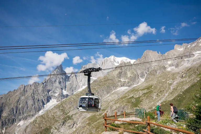 Europe-Italy-Aosta-Valley-Courmayeur-Skyway-Monte-Bianco-Pavillon-Du-Mont-Frety-Aufnahmedatum-nicht-definiert