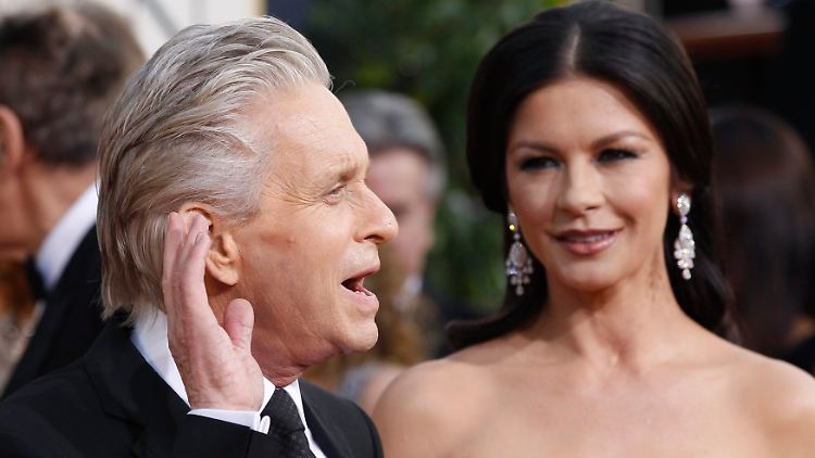 Seite an Seite: Michael Douglas und Catherine Zeta-Jones bei den Golden Globe Awards in Beverly Hills im Januar 2011.