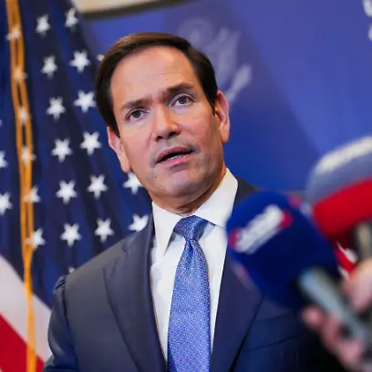 U-S-Secretary-of-State-Marco-Rubio-speaks-with-members-of-the-media-before-departing-for-Bahrain-International-Airport-after-his-visit-to-the-Middle-East-in-Manama-Bahrain-Thursday-June-25-2026