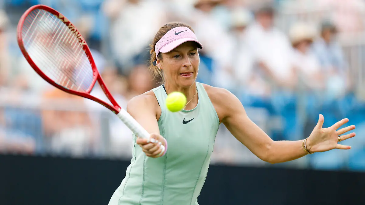 RECORD-DATE-NOT-STATED-26th-June-2026-Devonshire-Park-Lawn-Tennis-Club-Eastbourne-East-Sussex-England-Lexus-Eastbourne-Open-Tennis-Day-Six-Tatjana-Maria-GER-plays-a-forehand-shot-against-Jelena-Ostapenko-LAT-in-the-Women-Semi-Final-match-HongboxChen