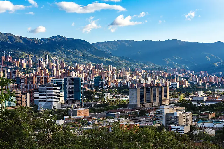Cityscape-view-of-Medellin-second-largest-city-in-Colombia-after-Bogota-Capital-of-the-Colombian-department-of-Antioquia