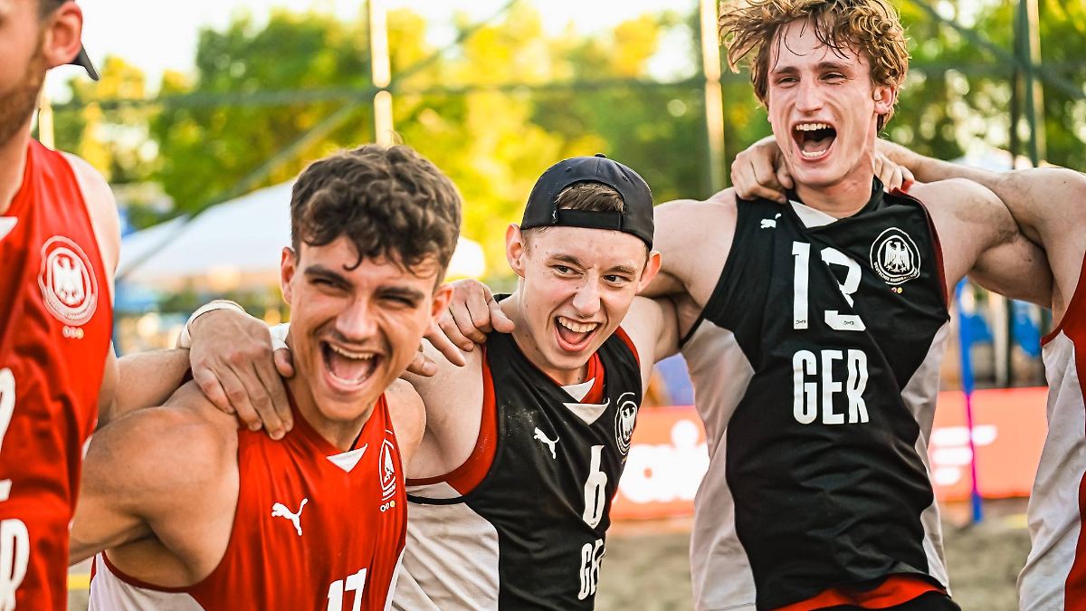 Beachhandball-WM: Deutsches Männerteam feiert ersten Weltmeistertitel
