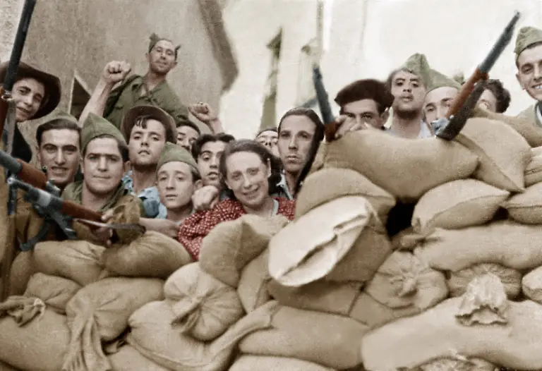 Spanish-Civil-War-1936-1939-which-opposed-republicans-and-nationalists-who-won-here-Republicans-in-Madrid-1936-colorized-document-1712953-Spanish-Civil-War-1936-1939-which-opposed-republicans-and-nationalists-who-won-here-Republicans-in-Madrid-1936-colorized-document-add-info-Spanish-Civil-War-1936-1939-which-opposed-republicans-and-nationalists-who-won-here-Republicans-in-Madrid-1936-colorized-document