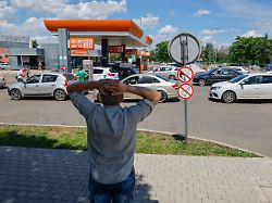 Bild: Umfragen zeigen Unzufriedenheit: Putins Rückhalt geht der Sprit aus