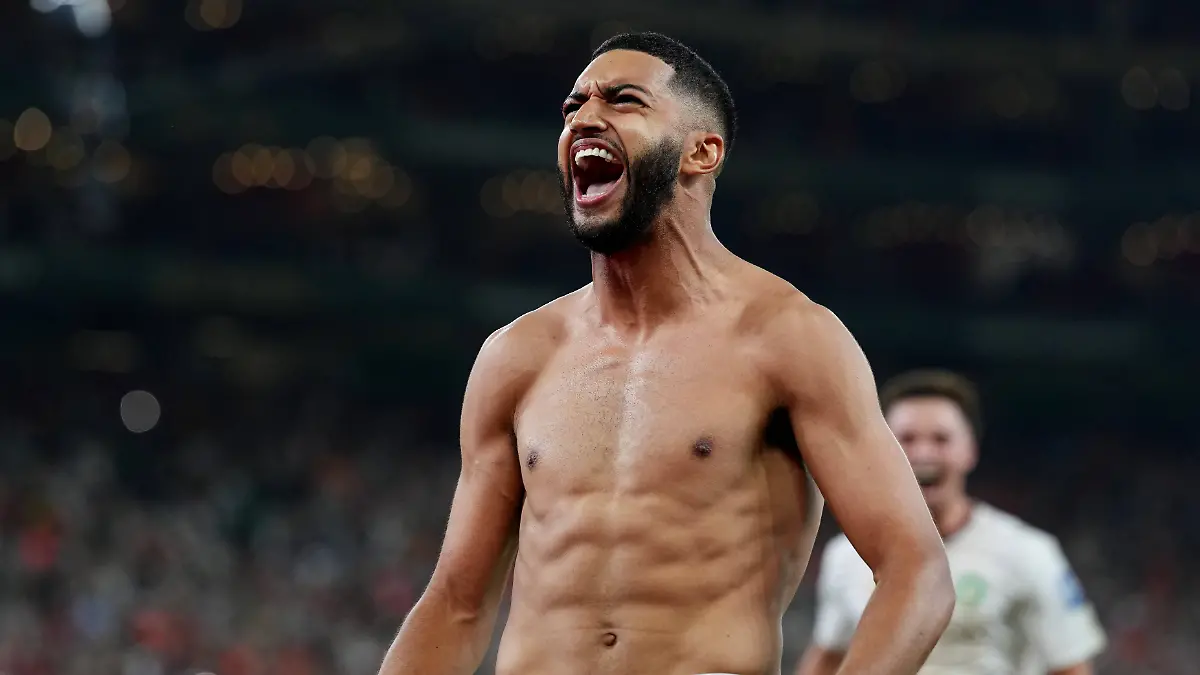 2026-06-29-Netherlands-v-Morocco-Round-Of-32-FIFA-World-Cup-WM-Weltmeisterschaft-Fussball-2026-GUADALUPE-MEXICO-FEBRUARY-1-Ismael-Saibari-of-Morocco-celebrates-scoring-the-teams-fifth-and-winning-penalty-during-the-penalty-shootout-during-the-Round-Of-32-FIFA-World-Cup-2026-match-between-Netherlands-and-Morocco-at-Monterrey-Stadium-on-February-1-2026-in-Guadalupe-Nuevo-Leon-Photo-by-BSR-Agency-Guadalupe-Mexico-Content-not-available-for-redistribution-in-The-Netherlands-directly-or-indirectly-through-any-third-parties