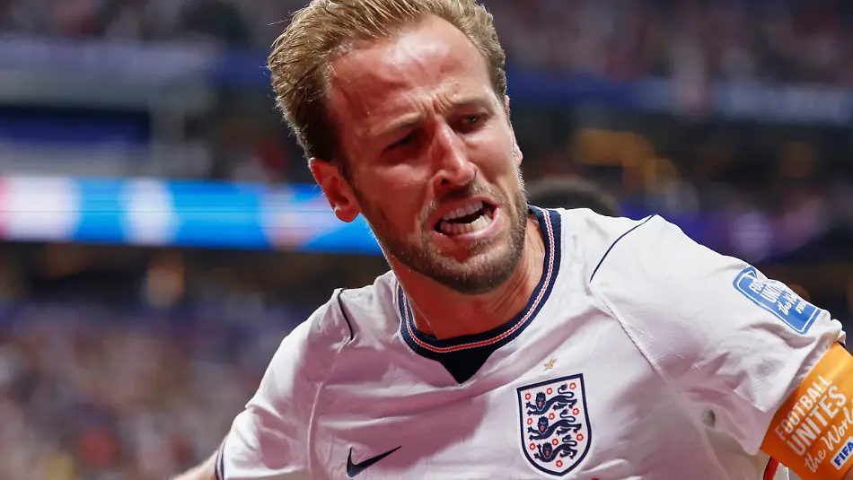 England-s-Harry-Kane-9-celebrates-after-scoring-his-side-s-first-goal-during-the-World-Cup-round-of-32-soccer-match-between-England-and-Congo-in-Atlanta-Wednesday-July-1-2026