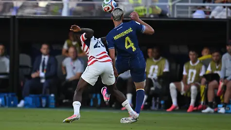 SANTA-CLARA-CALIFORNIA-JULY-1-Folarin-Balogun-20-of-USA-in-action-against-Tarik-Muharemovic-of-Bosnia-and-Herzegovina-during-the-2026-FIFA-World-Cup-Round-of-32-match-between-USA-vs-Bosnia-and-Herzegovina-at-the-San-Francisco-Stadium-Levi-s-Stadium-in-Santa-Clara-California-United-States-on-July-1-2026