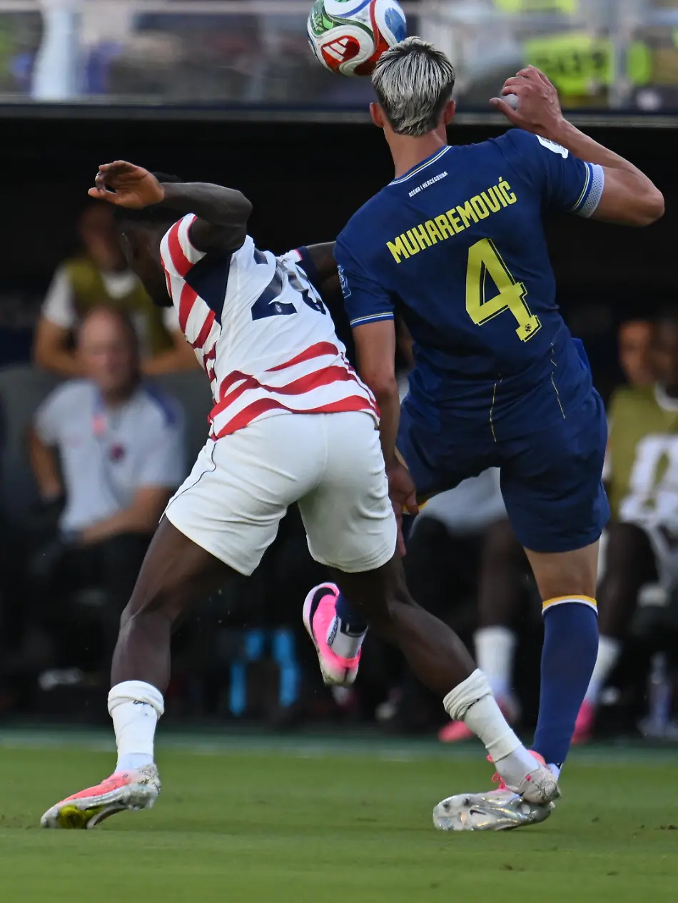 SANTA-CLARA-CALIFORNIA-JULY-1-Folarin-Balogun-20-of-USA-in-action-against-Tarik-Muharemovic-of-Bosnia-and-Herzegovina-during-the-2026-FIFA-World-Cup-Round-of-32-match-between-USA-vs-Bosnia-and-Herzegovina-at-the-San-Francisco-Stadium-Levi-s-Stadium-in-Santa-Clara-California-United-States-on-July-1-2026